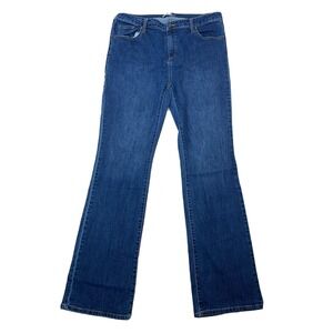 Woman Within Jeans Women's Sz 18W‎ Approx 36x34 Blue  Denim  High Rise Bootcut